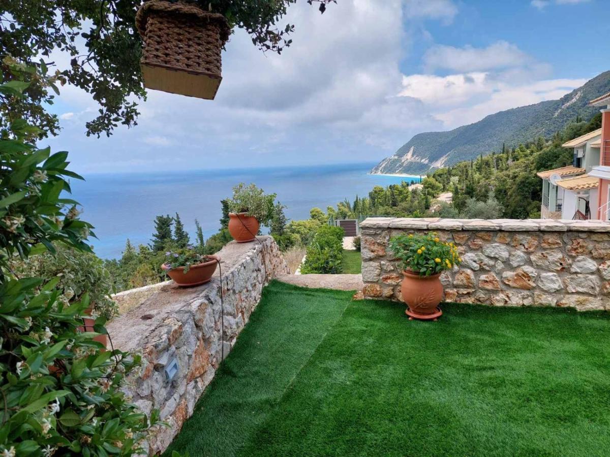 Villa Nereid Glafki - Enjoy Summer Sunsets Áyios Nikítas Exterior foto