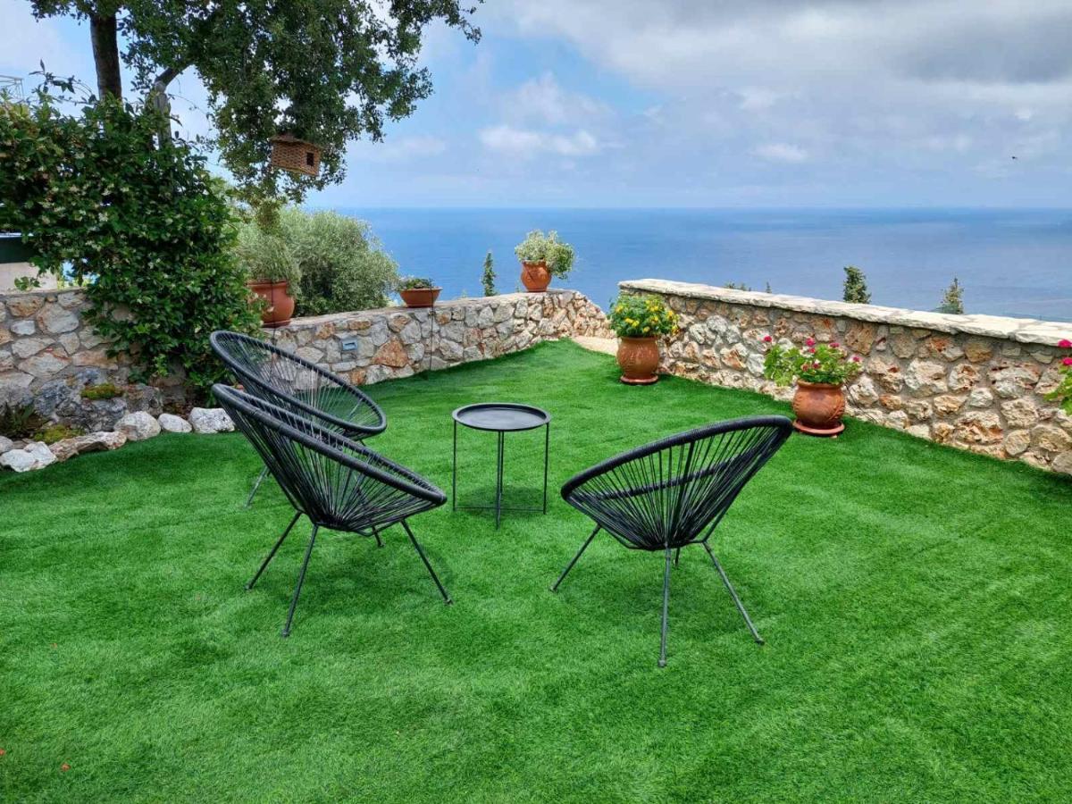 Villa Nereid Glafki - Enjoy Summer Sunsets Áyios Nikítas Exterior foto