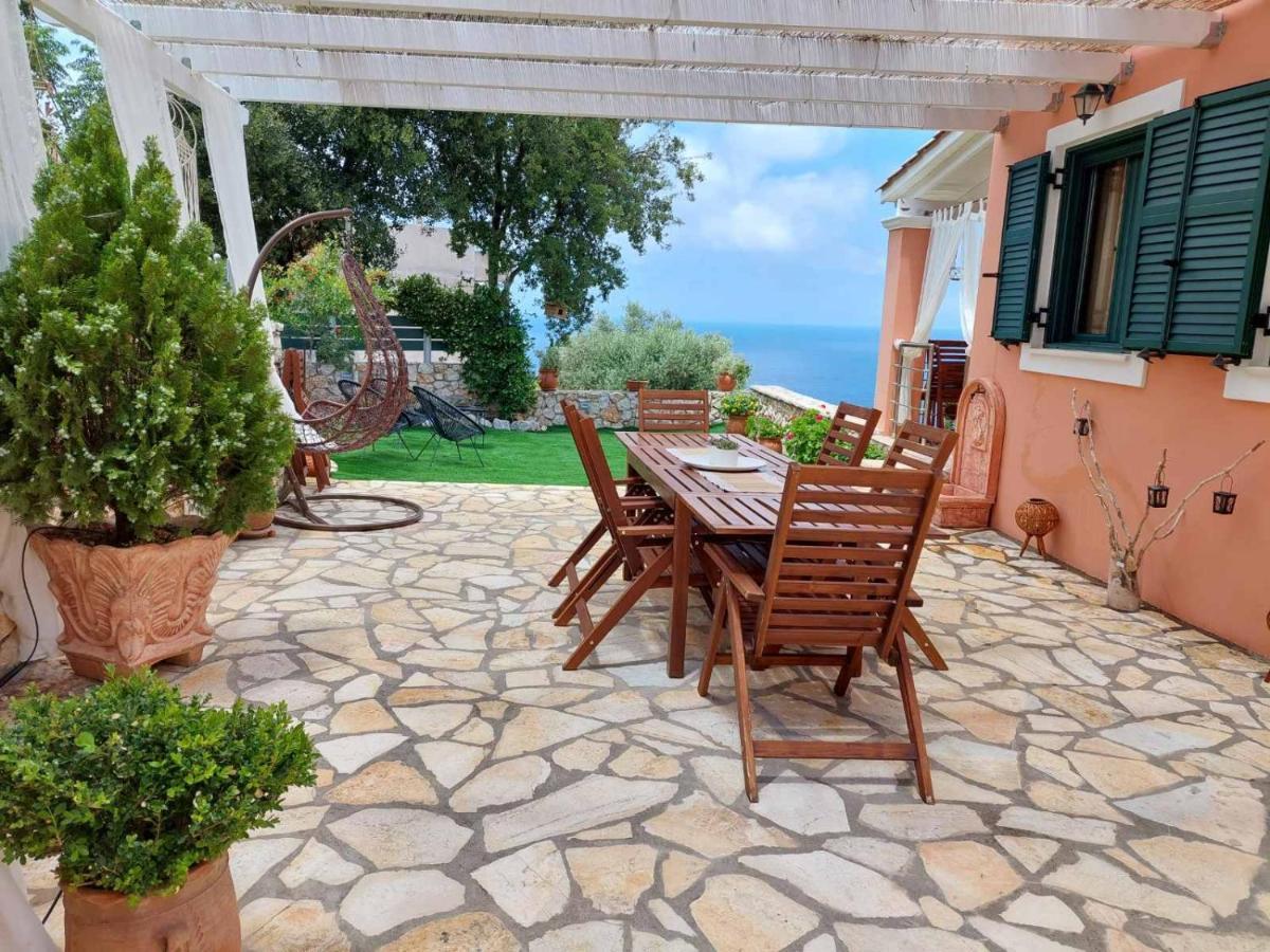 Villa Nereid Glafki - Enjoy Summer Sunsets Áyios Nikítas Exterior foto