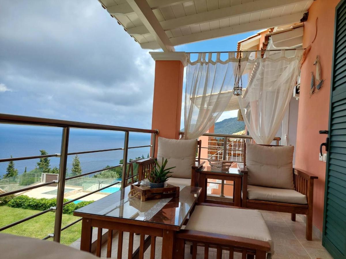 Villa Nereid Glafki - Enjoy Summer Sunsets Áyios Nikítas Exterior foto